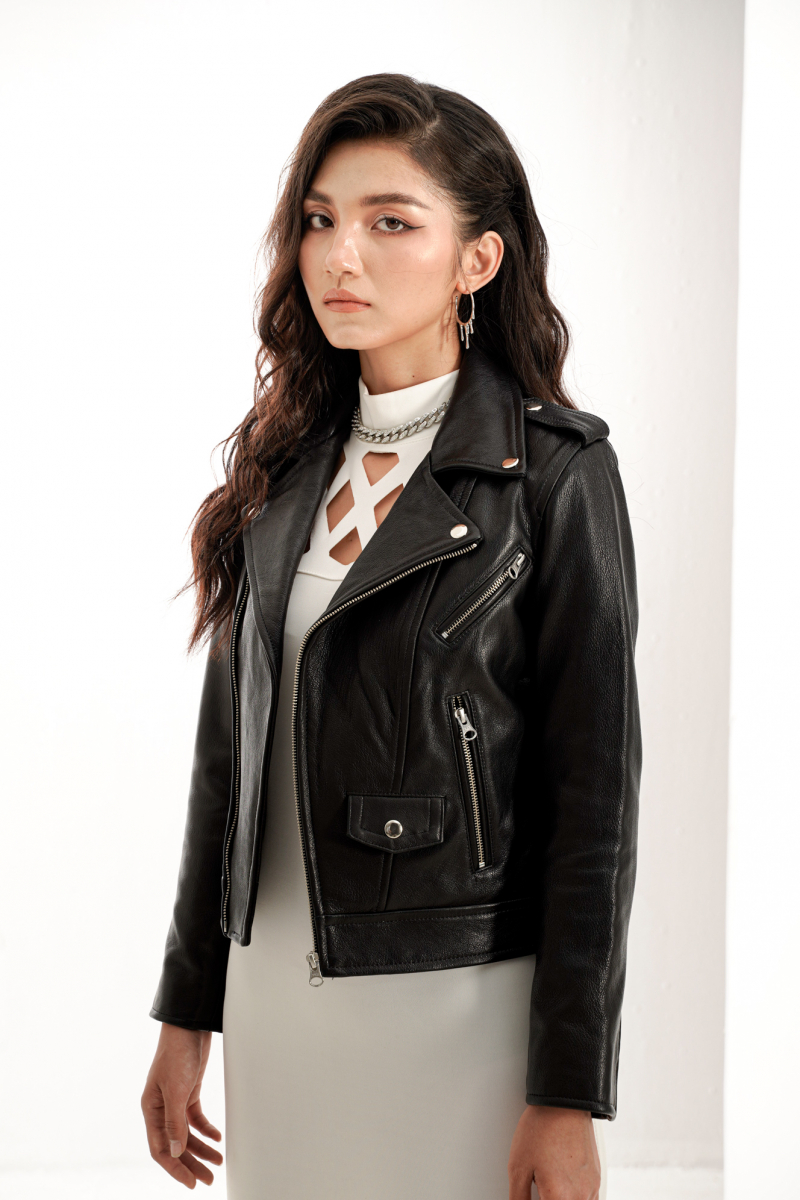 [AN-S2021] Áo da nữ Biker Jacket Jacket - S2022 - AN302C