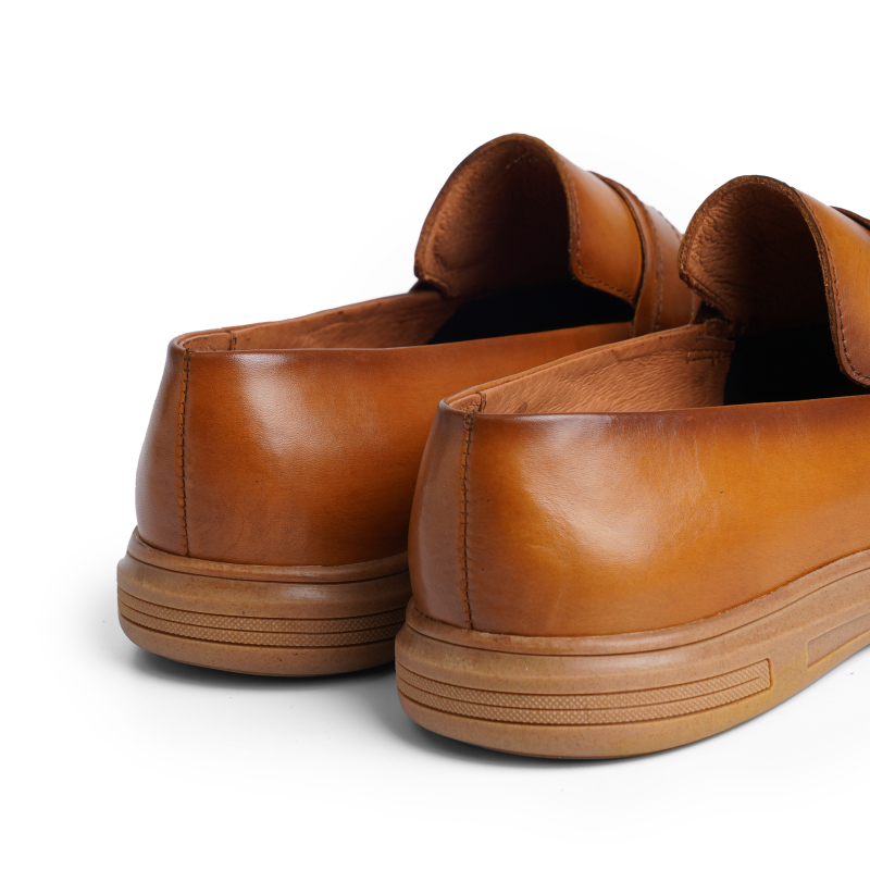 Giày da nam Single Monstrap Loafer - Màu nâu sáng F291942