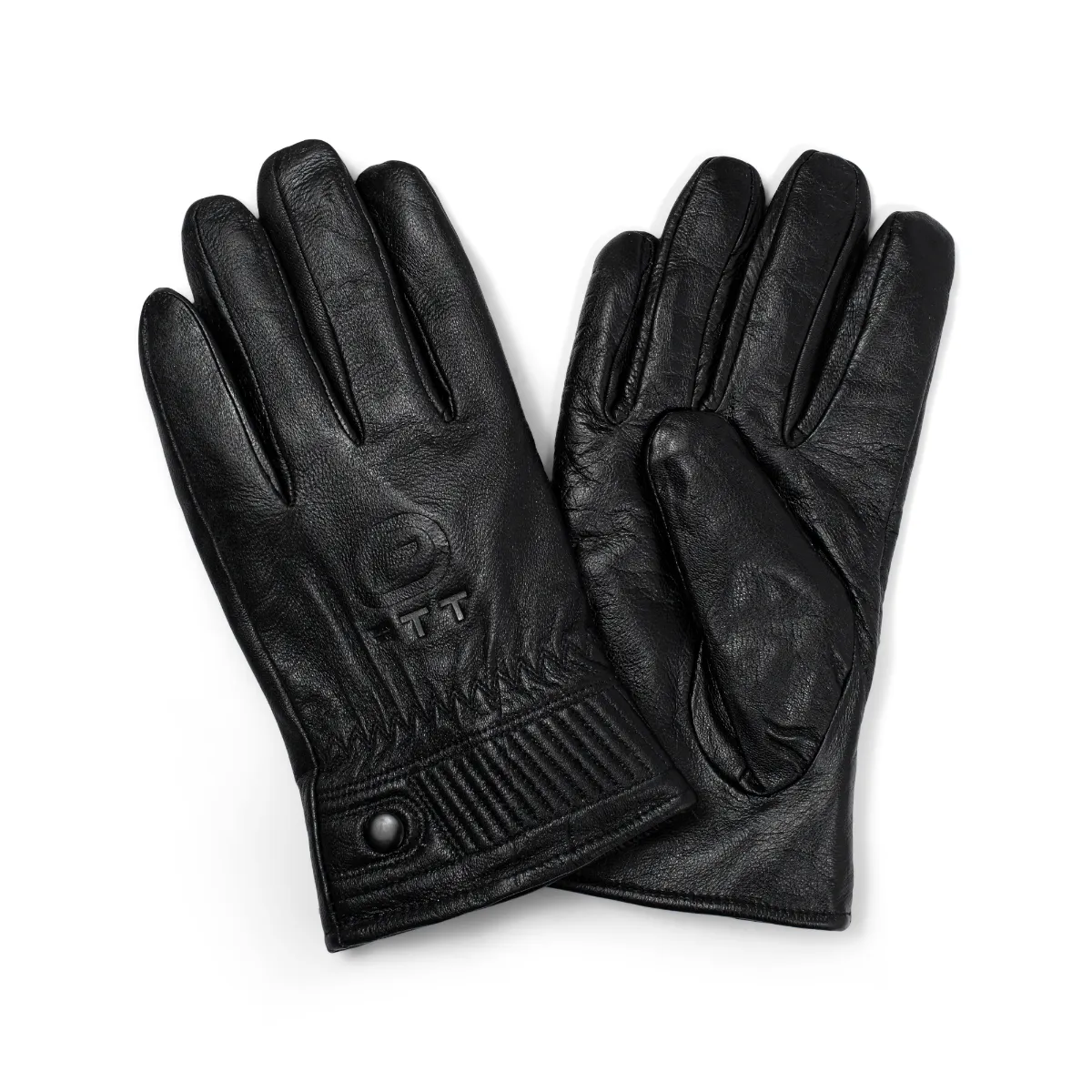 Găng tay da cừu nam FTT Leather lót lông bền bỉ giữ nhiệt tốt cam kết da thật GT02BL
