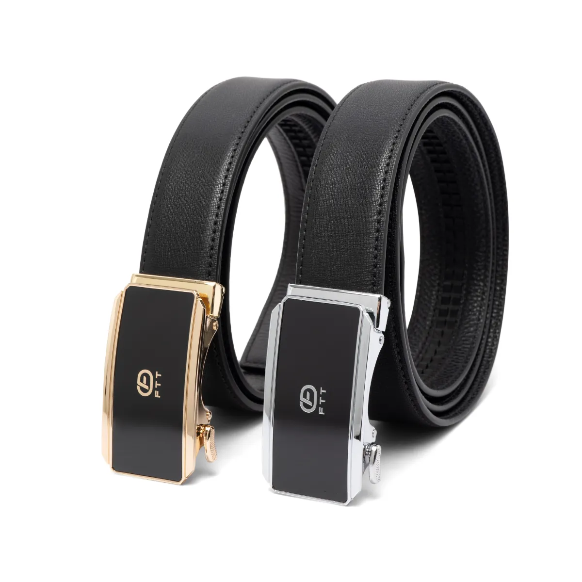 Thắt lưng da nam cao cấp FTT Leather dây da bò thật mặt tự động thông minh cao cấp bền bỉ  DF402402
