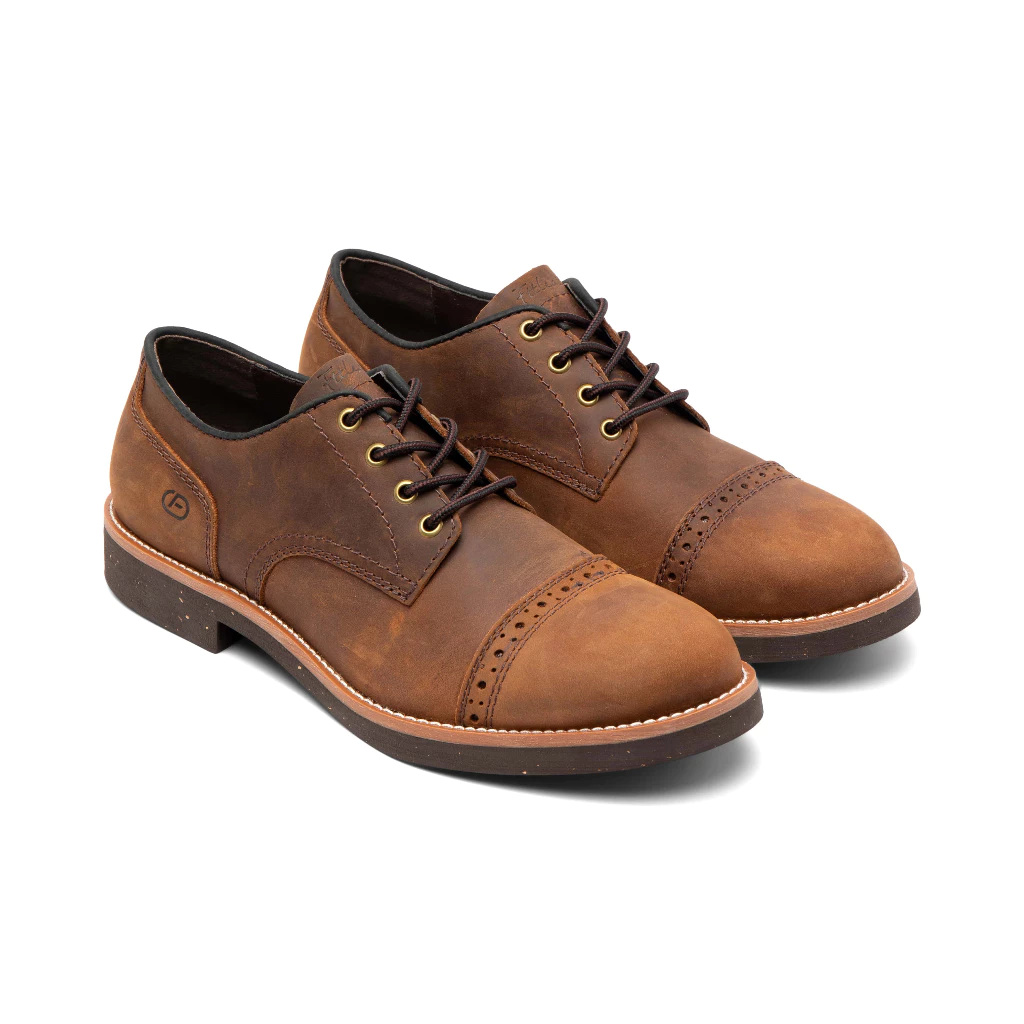Giày da bò sáp  Derby Quarter Brogue FTT Leather _ F80141