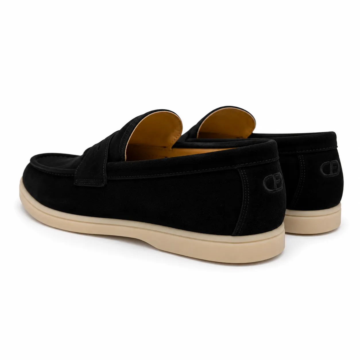 Giày Penny Loafer da lộn khâu viền mũi - FC005B2 (4 màu)